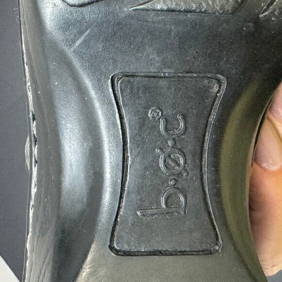 BOC Born Concept Peggy Gray Crocodile Embossed Slip On Comfort Clog Loafer 7.5 - Picture 9 of 9